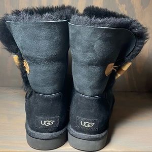 Ugg Keely Genuine Sheepskin Boot Black 
